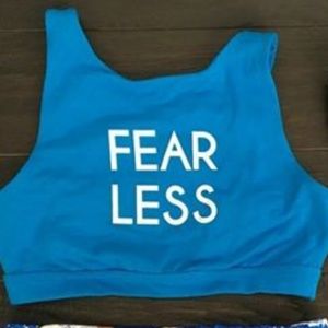 "Fearless" Sports bra